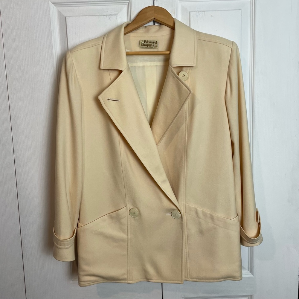 Vintage Wool Double Breasted Coat